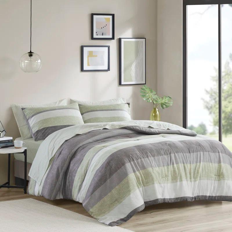 Madison Park Essentials Jaxon Comforter Set with Bed Sheets