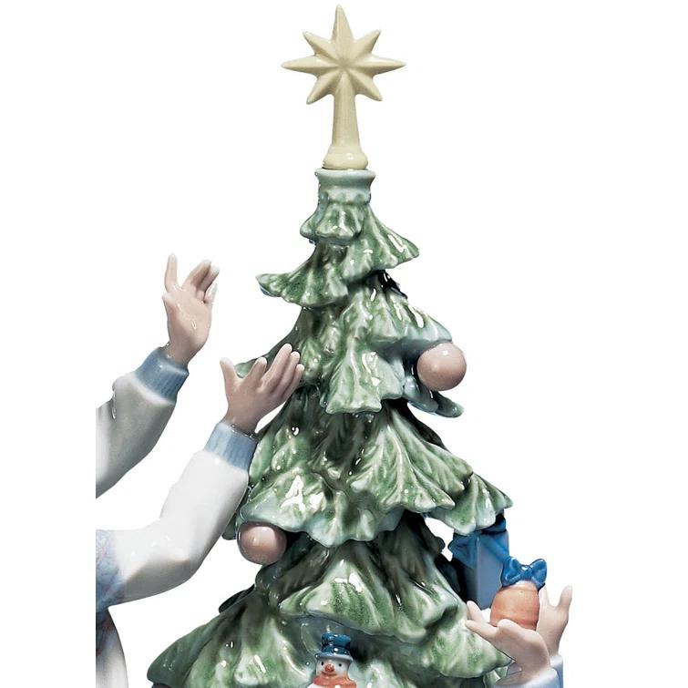 Lladro Trimming the Tree Figurine