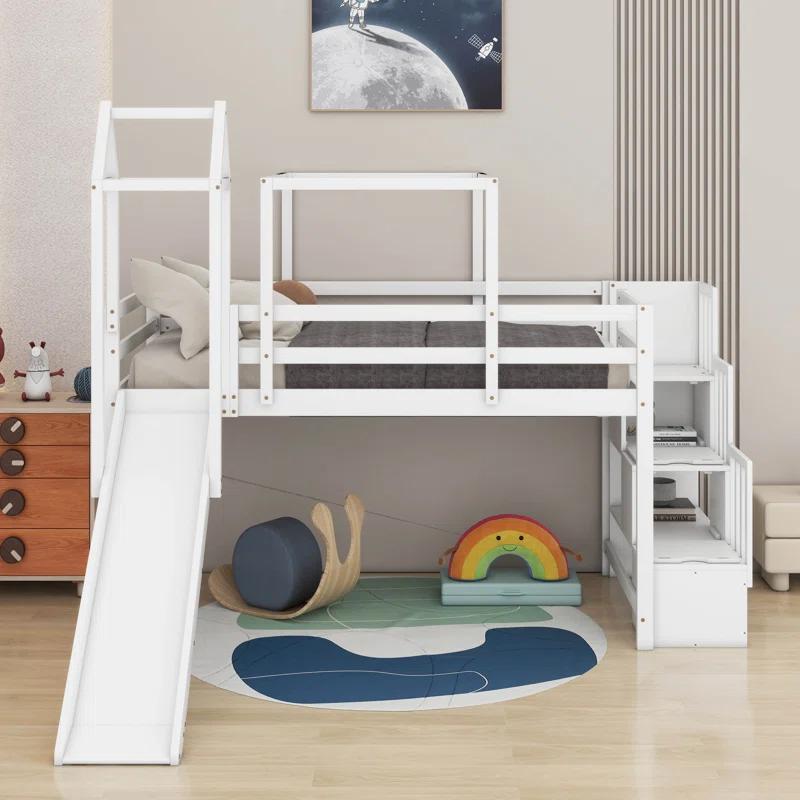 Harper Orchard Loft Bed with Tent and Tower -