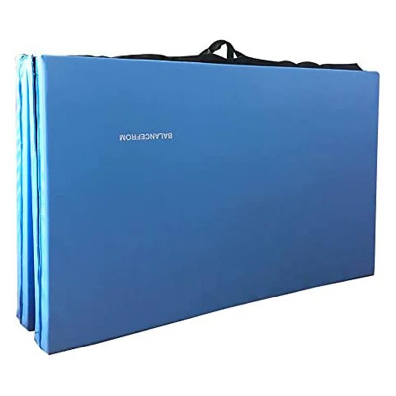 BalanceFrom Fitness BalanceFrom Fitness All Purpose Folding Gymnastics Gym Exercise Mat for Yoga, Aerobics, Pilates, and Martial Arts