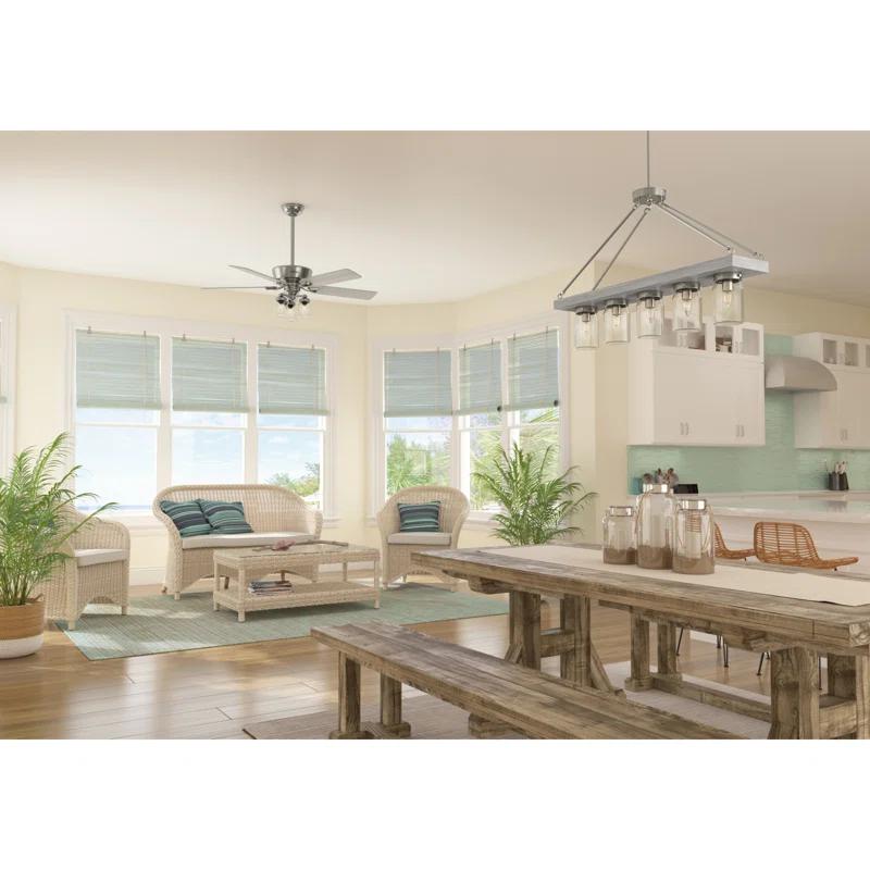 Devon Park 5 - Light Kitchen Island Linear Pendant