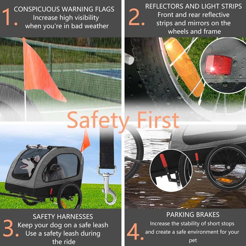 Sepnine Dog Bike Trailer