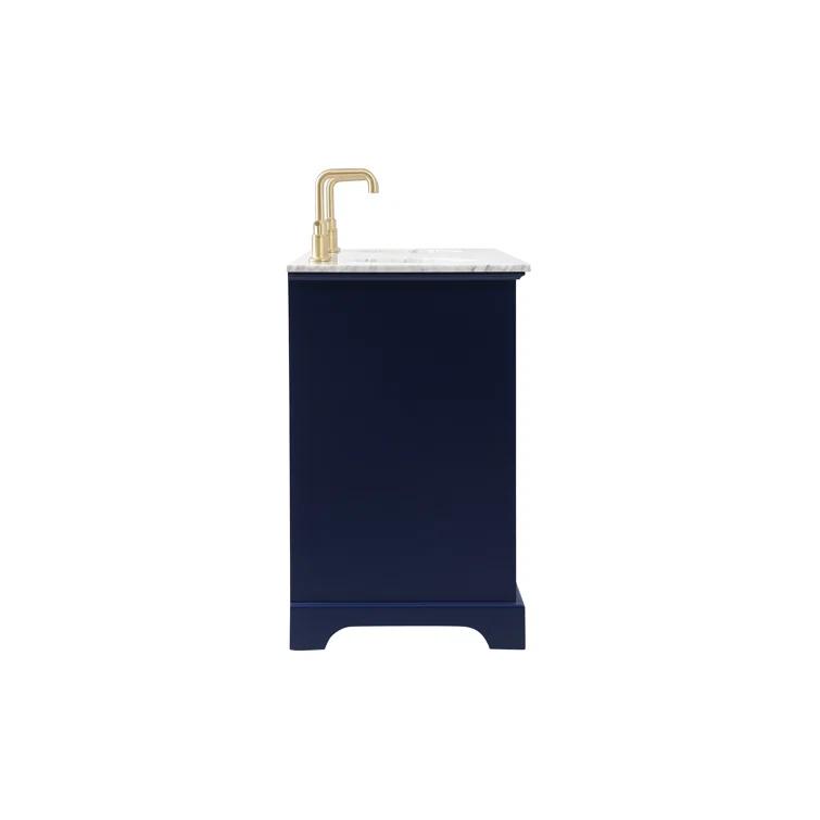 Etta Avenue™ Lydie 60'' Double Bathroom Vanity with Marble Top