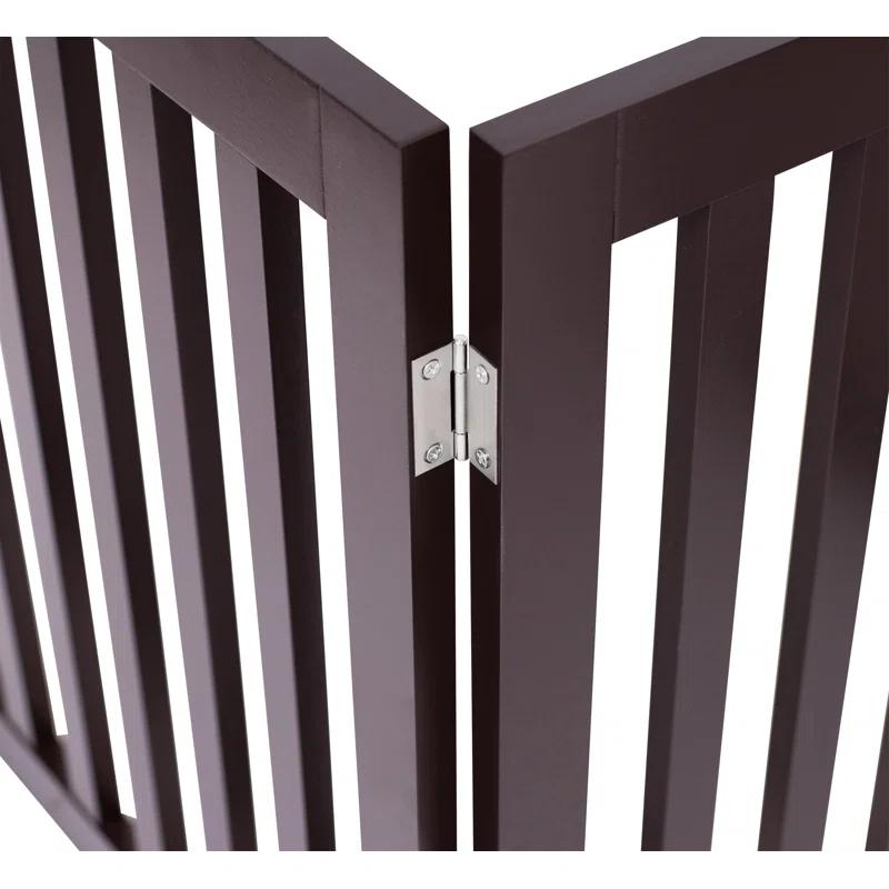 BirdRock Home Wood Free Standing Pet Gate