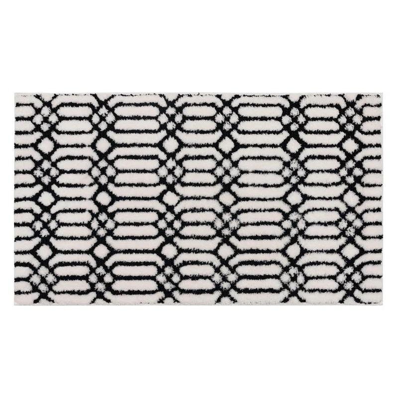 Mohawk Home Linkage Casual Geometric Polyester Machine Washable Knitted Bath Mat
