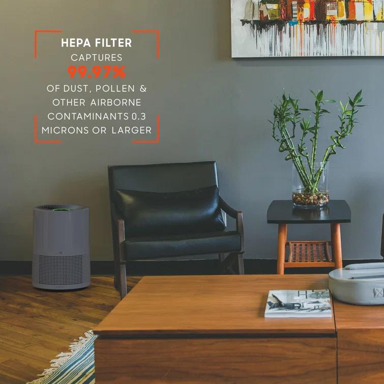 Sharper Image PURIFY 9 Whole Room Air Cleaner with True Hepa Filtraction