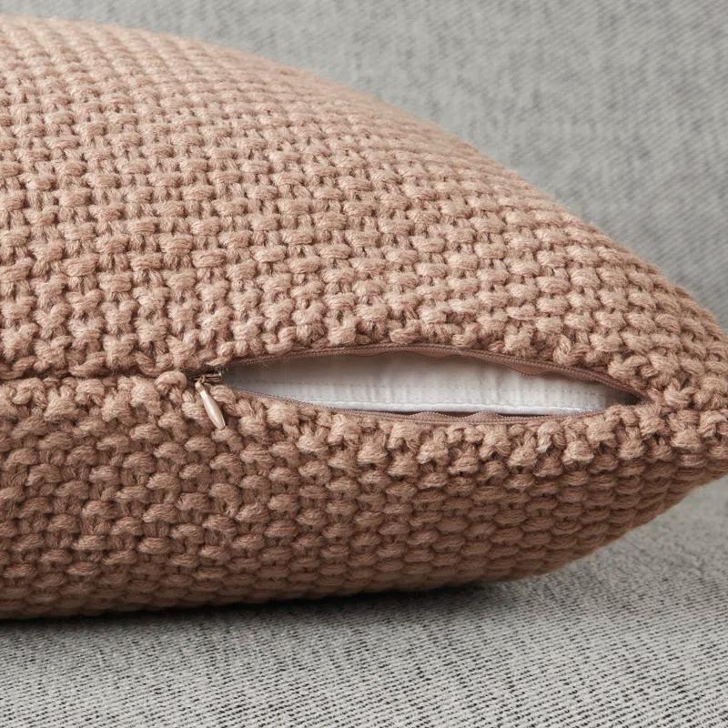 INK+IVY Tino Knit Square Euro Pillow Sham