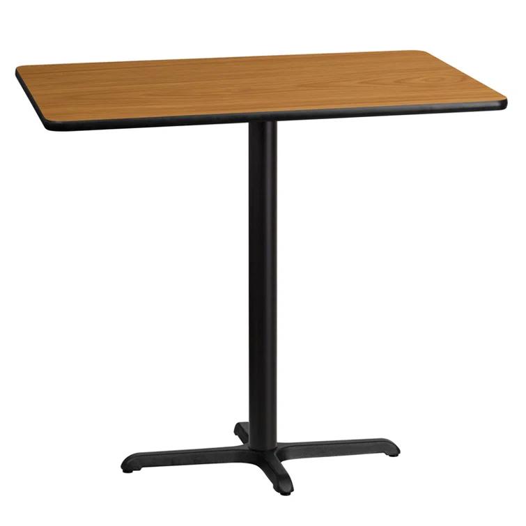 Flash Furniture Laminate Table Top with Table Height Base