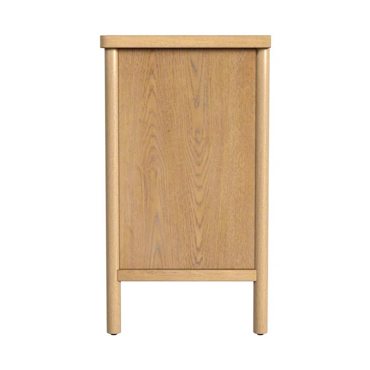 Butler Specialty Company Lennon 3 Drawer Rounded Leg Wood Dresser - Natural