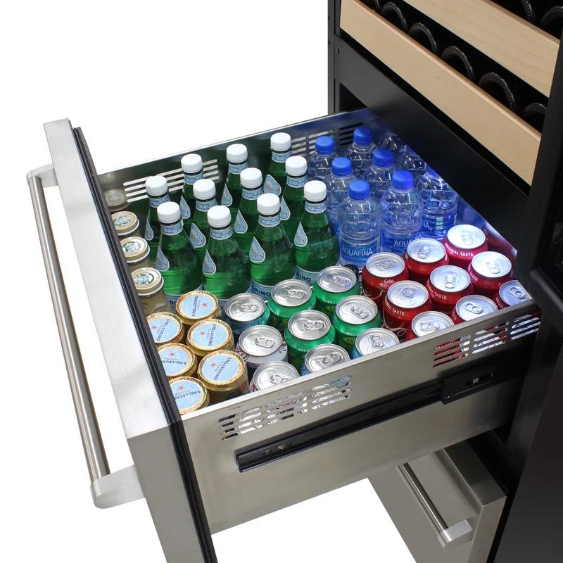 Vinotemp Vinotemp Connoisseur Series Dual-Zone Wine/2 Drawer Beverage Cooler