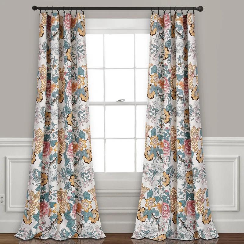 Lush Decor Polyester Room Darkening Curtain Pair (Set of 2)