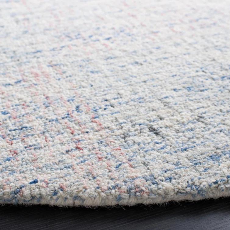 Sand & Stable™ Zachary Handmade Tufted Wool Blue/Ivory Area Rug