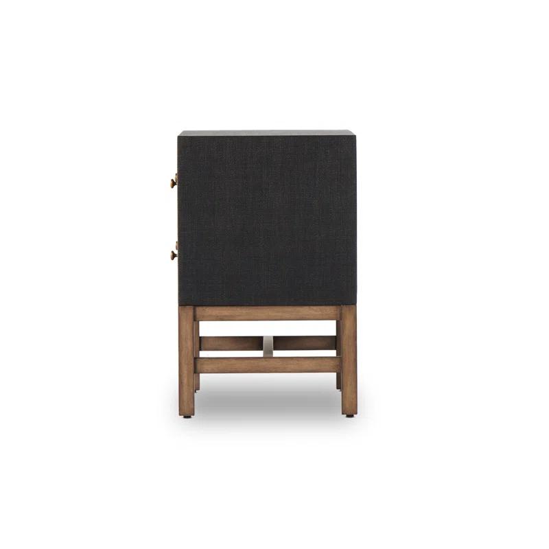 Birch Lane™ Hakana 2 - Drawer Raffia Nightstand