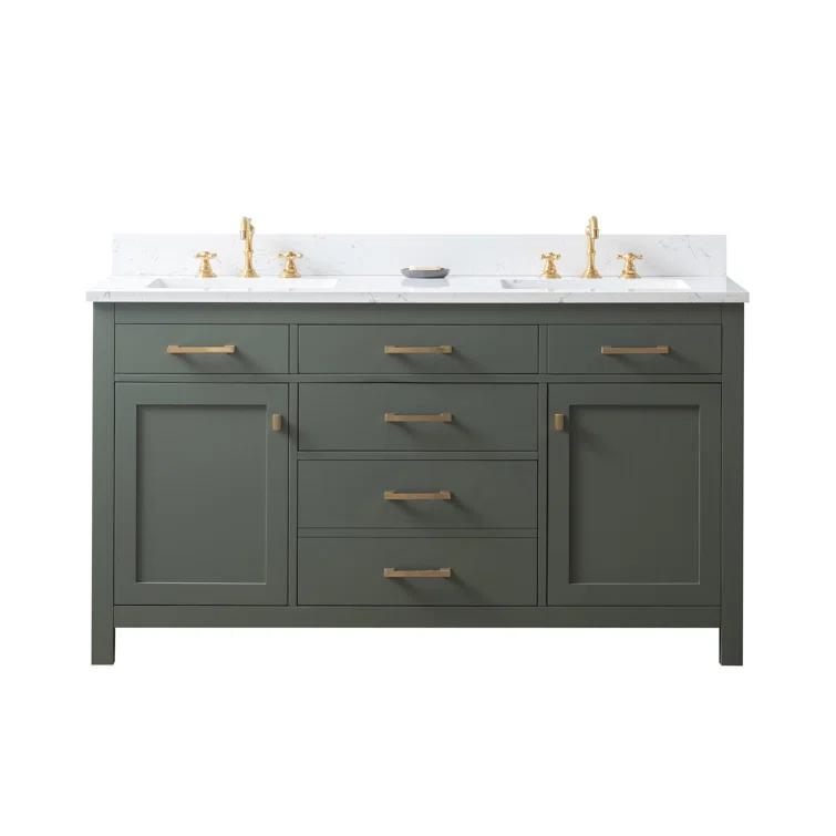 Latitude Run® Wenniah 60" Double Vanity