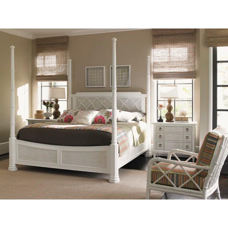 Ivory Key Canopy Bed
