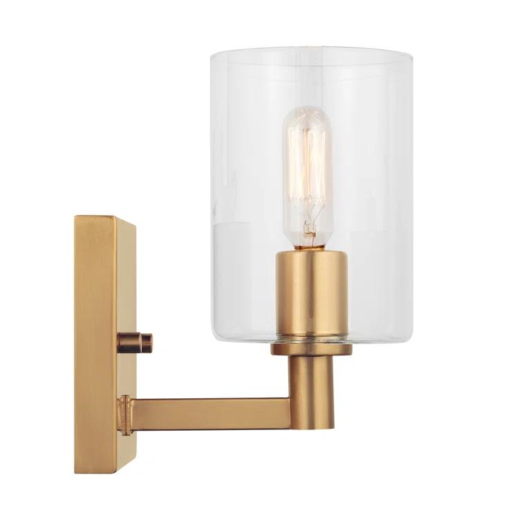 Haines Single Transparent Dimmable Bath Sconce