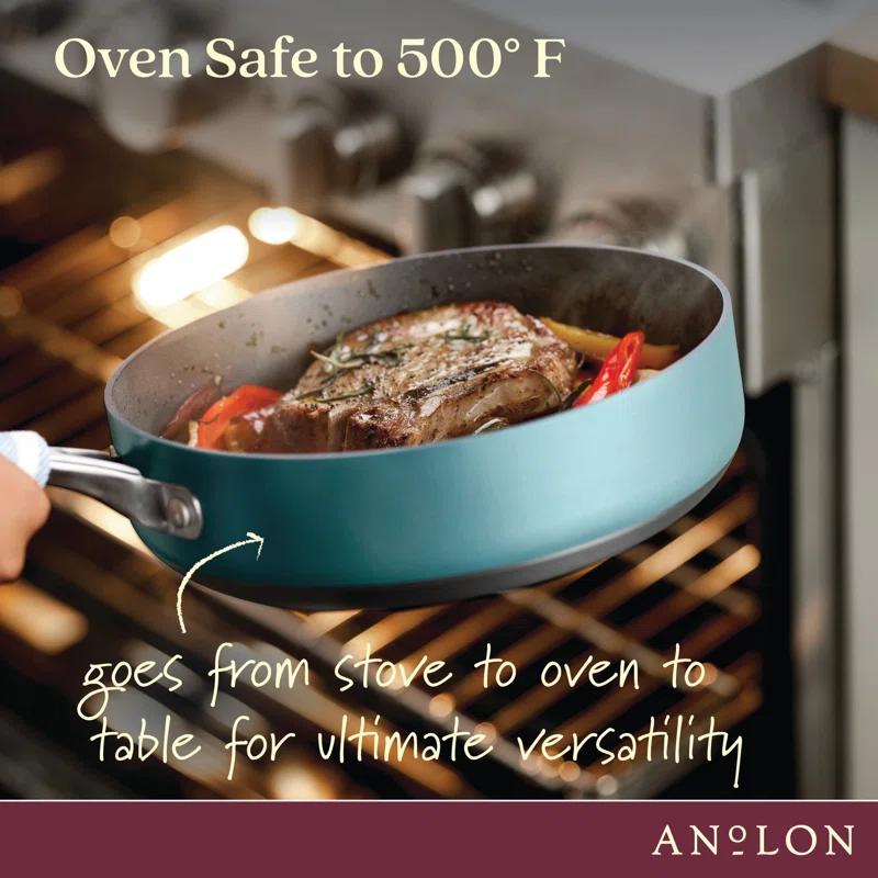 Anolon Anolon Achieve Hard Anodized Nonstick Saute Pan with Lid - 3 Quart