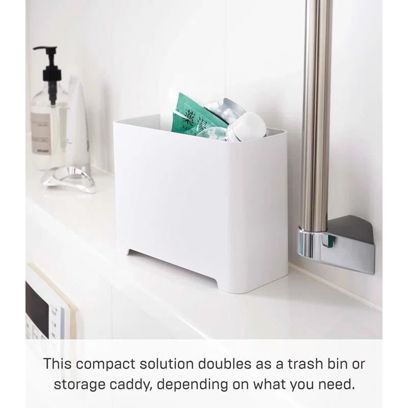 Yamazaki Home Self-Draining 0.55 Gallon Trash Can