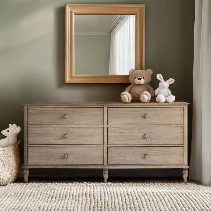 Birch Lane™ Garland 6-Drawer Double Wide Wood Dresser