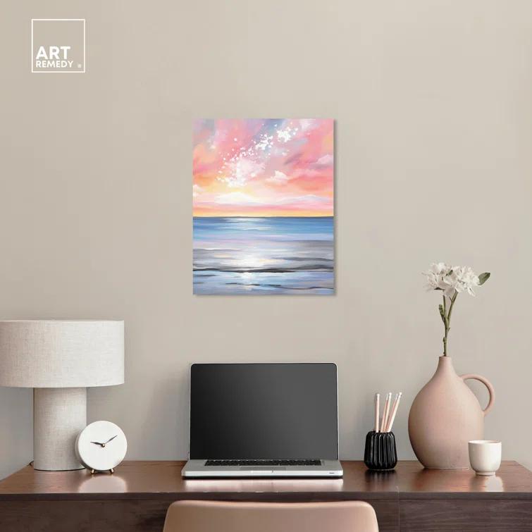 Art Remedy Whimsical Ocean Breeze Canvas Coastal Wall Art by Art Remedy