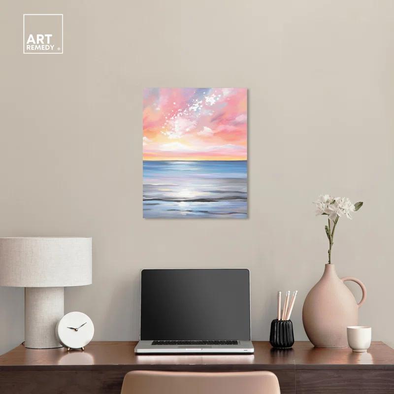 Whimsical Ocean Breeze Canvas Coastal Wall Art by Art Remedy