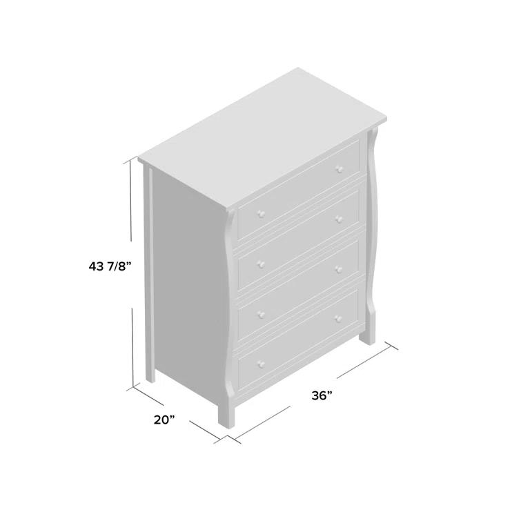 Sorelle Princeton Kids 4 - Drawer Chest