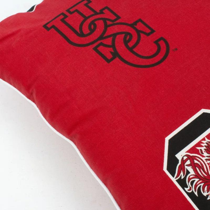 NCAA Cotton Reversible Throw Pillow (Set of 2)