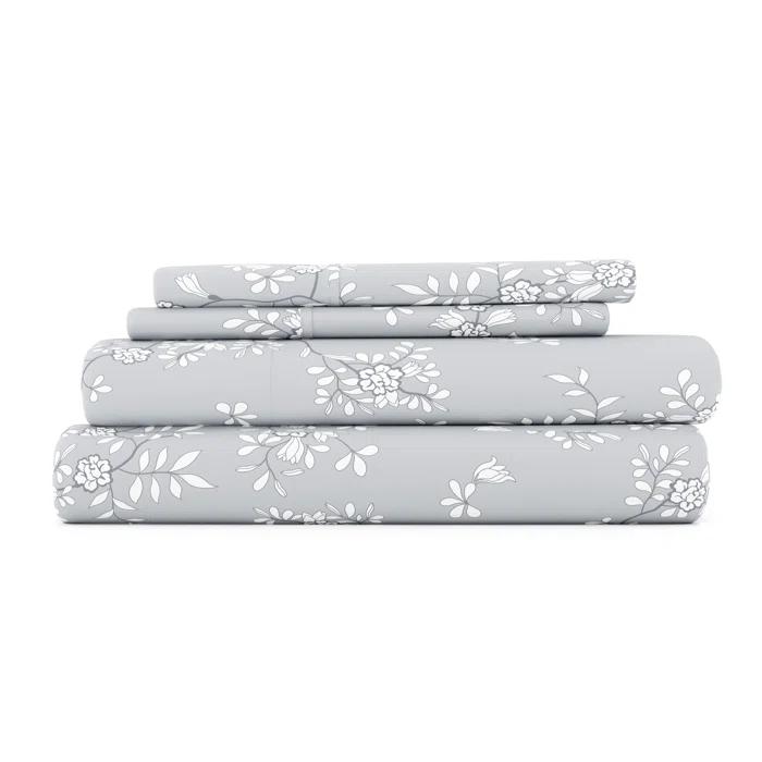 Becky Cameron Floral Vine Pattern Sheet Set & Reviews | Wayfair