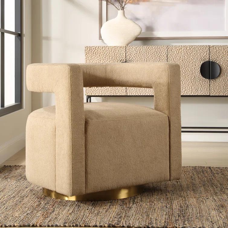 Uttermost Uttermost Grounded Modern Swivel Chair