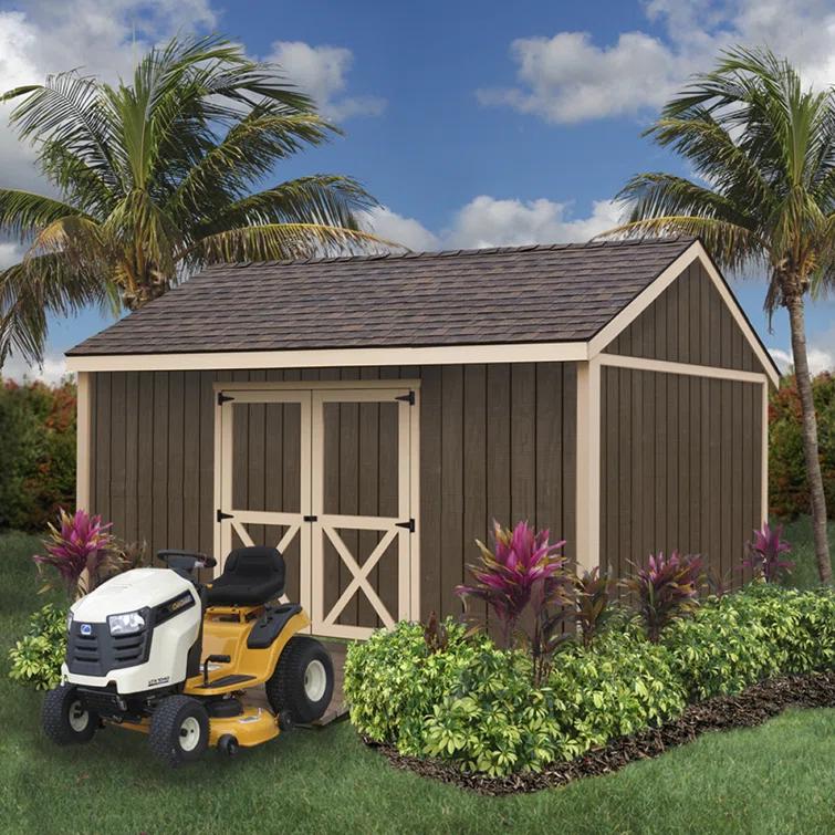 Best Barns Brookfield 16 ft. W x 12 ft. D Solid Wood Storage Shed