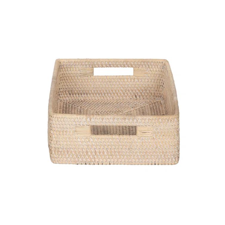 Rosecliff Heights Bavan Rattan Basket & Reviews | AllModern