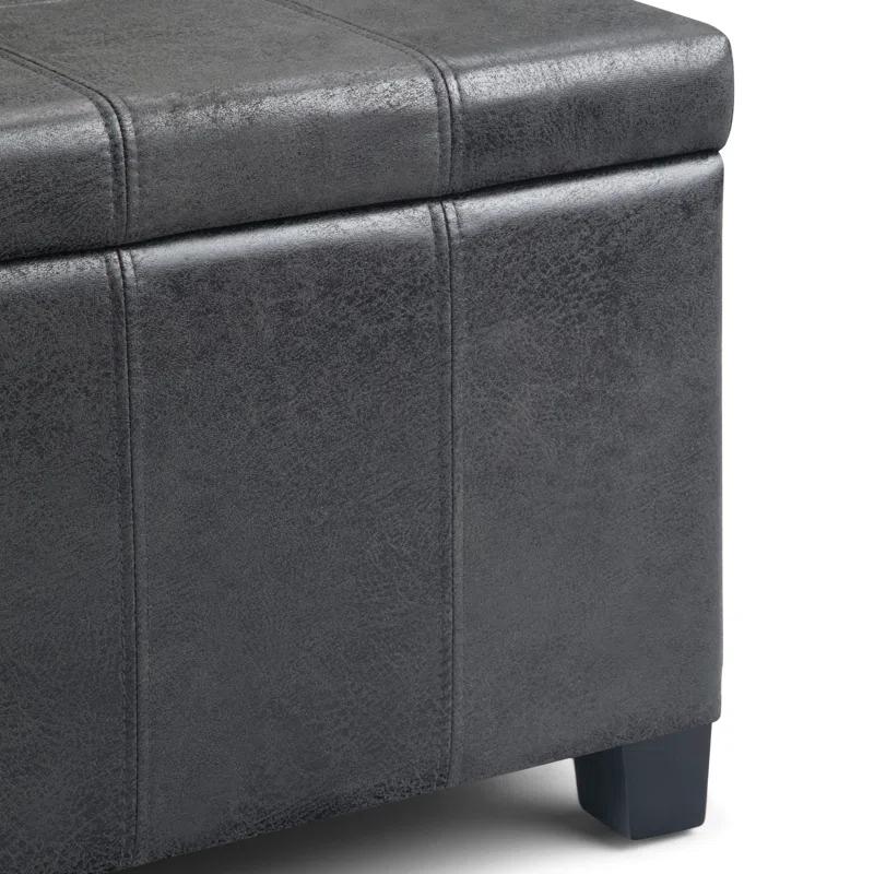 Simpli Home Dover Storage Ottoman Bench,Assembled