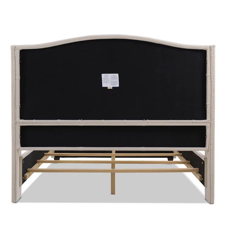 Coleman Upholstered Wingback Bed