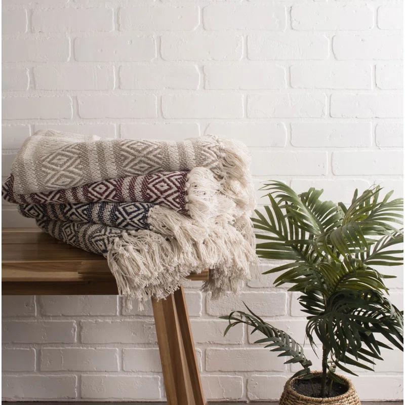 Design Imports Dll Hand Woven Throw Blanket