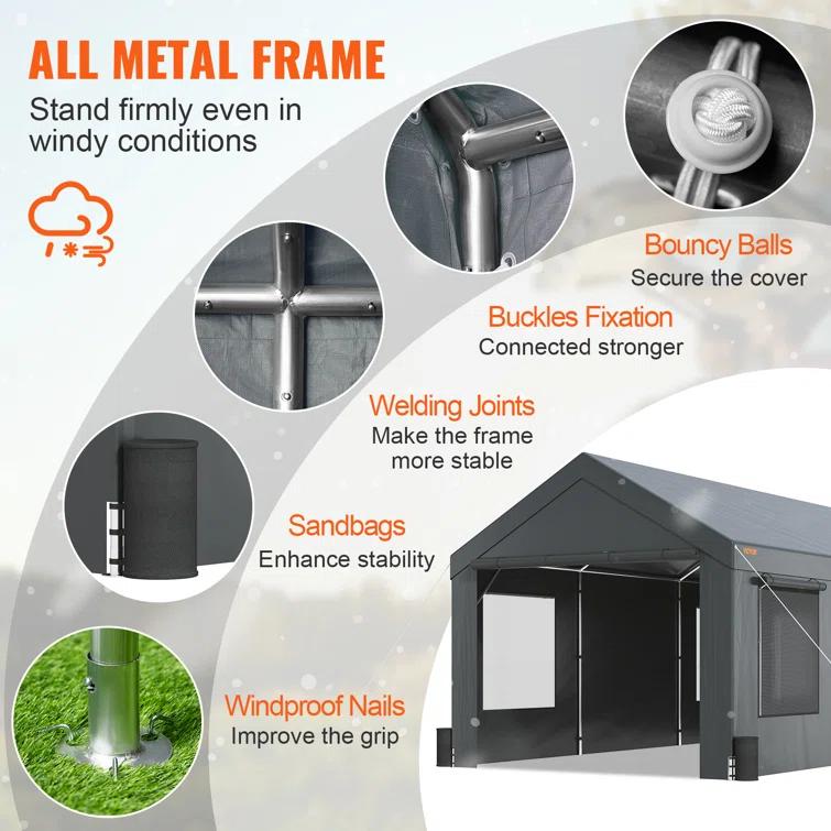 VEVOR Steel Carport