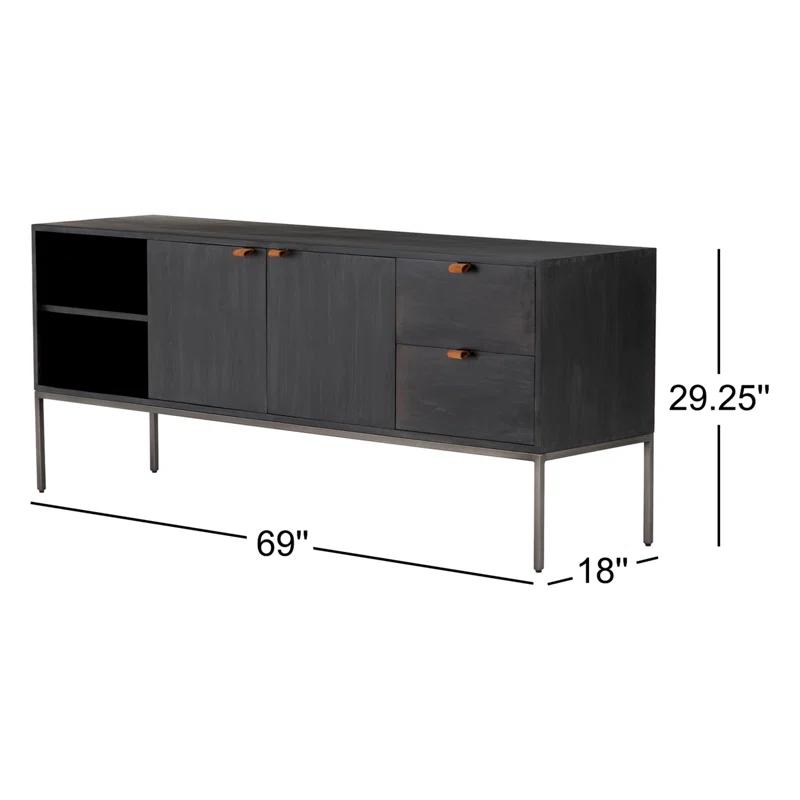 Loki Media Console - Wash Poplar