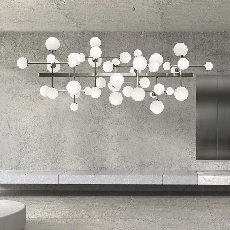 Nebula 11 - Light Dimmable LED Kitchen Island Linear Chandelier