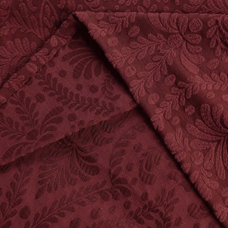 Superior Aspen Floral Scalloped Edge Cotton Blend Coverlet / Bedspread Set