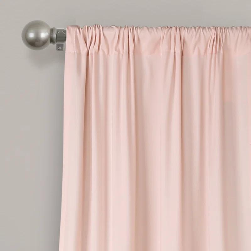 Lush Decor Polyester Sheer Curtain Pair (Set of 2)
