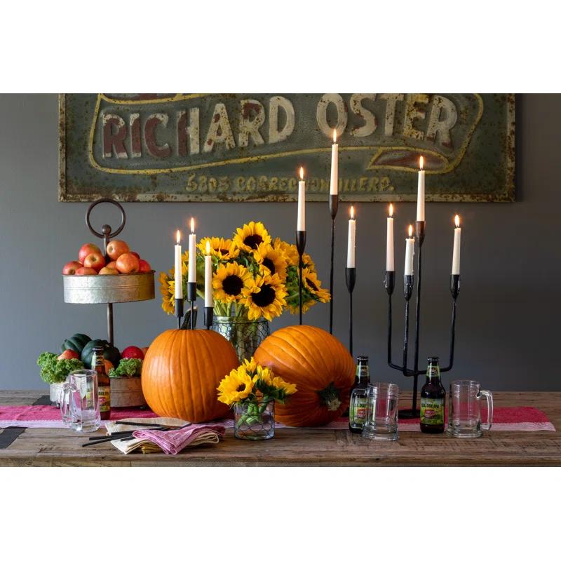 Park Hill Collection 23'' H Iron Tabletop Candelabra