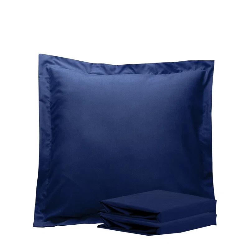 BEFIHO Bed Pillow Shams, 1800 Brushed Microfiber Oxford Pillowcases - NTBAY (Set of 2)