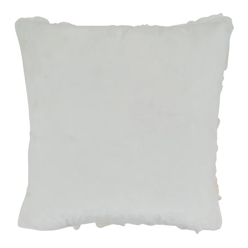 Saro Robbie Hart Collection Appliqued Throw Pillow