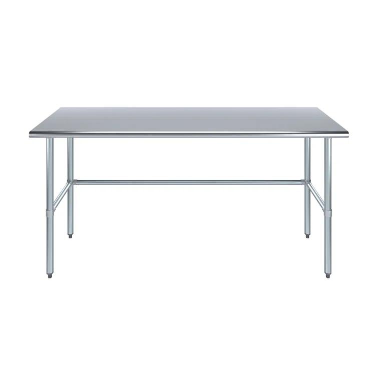 Amgood Stainless Steel Open Base Work Table & Reviews | Wayfair