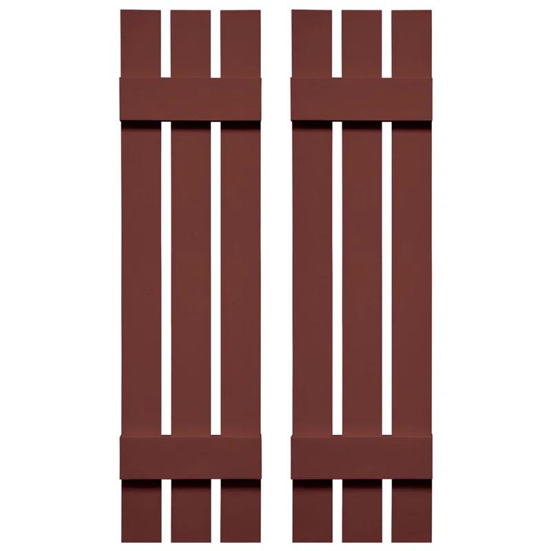 Builders Edge 12'' Board & Batten Shutters