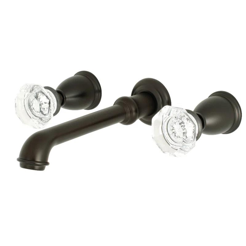 Kingston Brass Kingston Brass Celebrity Two-Handle 3-Hole Wall Mount Bathroom Faucet KS7125WCL