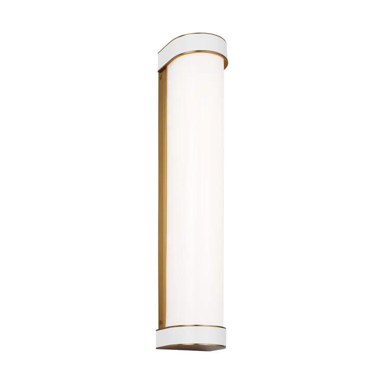 Monroe 24" Gold Dimmable Cylinder LED Vanity Light