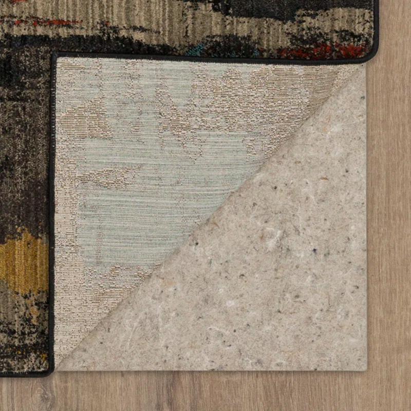 Karastan Karastan Brown/Blue/Black Modern Abstract Area Rug