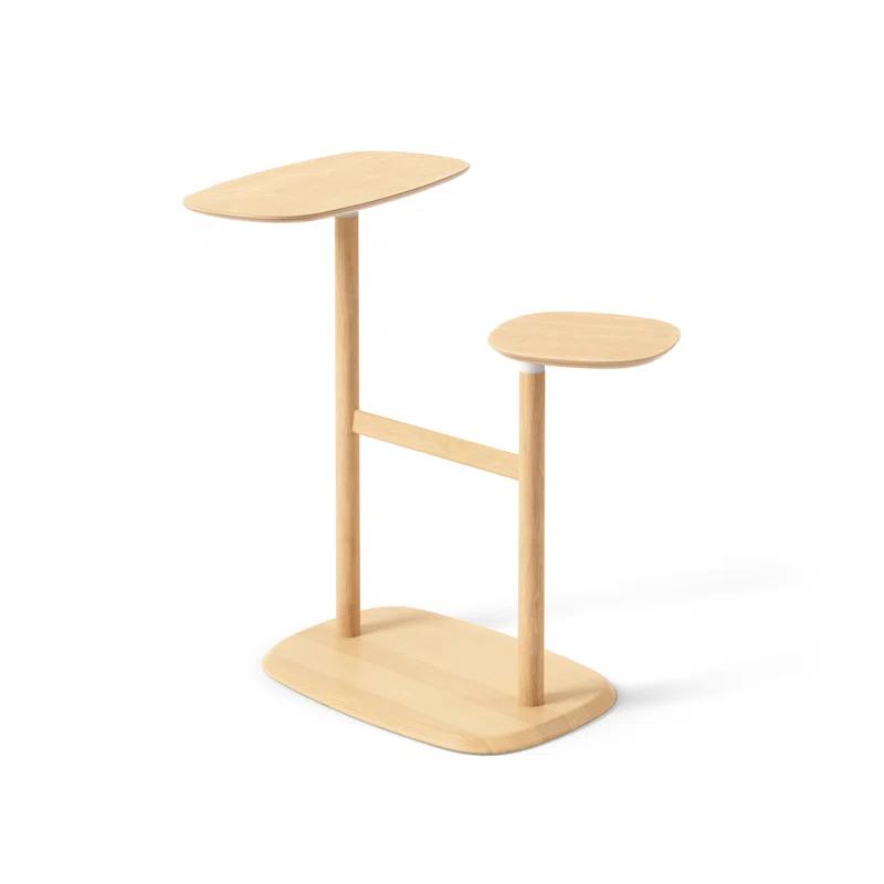 Swivo Solid Wood End Table