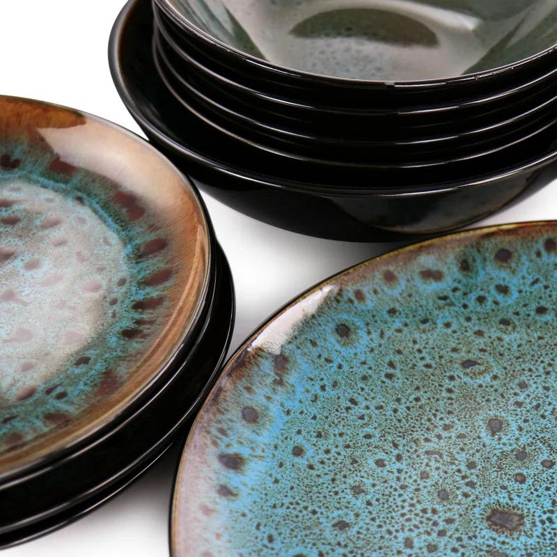 Gibson Elite Kyoto 16 Piece Dinnerware Set, Service for 4