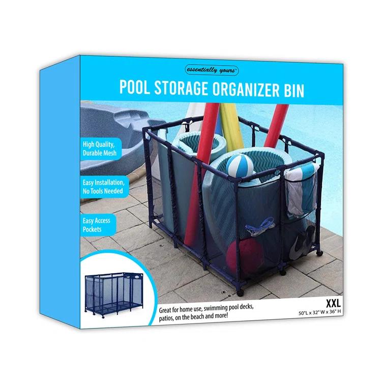 Essentially Yours Essentially Yours 50'' W 0 Gallons Water Resistant Plastic Deck Box with Wheels